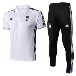 Polo Conjunto Complet Juventus 2019-20 Blanc Noir