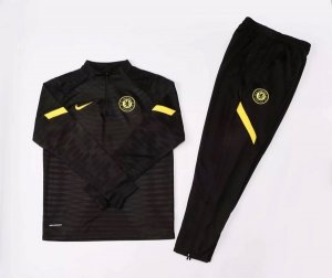 Survetement Chelsea 2021-22 Noir Jaune