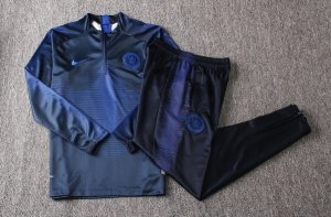 Survetement Chelsea 2019-20 Bleu Marine Noir