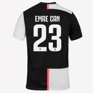 Maillot Juventus NO.23 Emre Can 1ª 2019-20 Blanc Noir