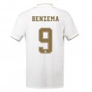 Maillot Real Madrid NO.9 Benzema 1ª 2019-20 Blanc