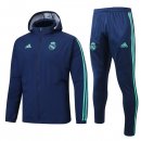 Coupe Vent Conjunto Complet Real Madrid 2019-20 Bleu Vert