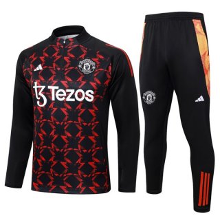 Training Top Manchester United 2024-25 Rouge Noir 3 Training Top Manchester United 2024-25 Rouge Noir 3