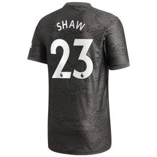 Maillot Manchester United NO.23 Shaw 2ª 2020-21 Noir