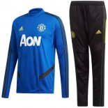 Survetement Manchester United 2019-20 Bleu Noir