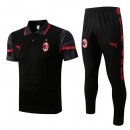 Polo AC Milan Ensemble Complet 2022-23 Noir