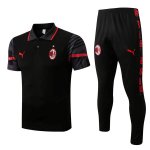 Polo AC Milan Ensemble Complet 2022-23 Noir Polo AC Milan Ensemble Complet 2022-23 Noir