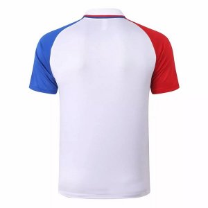 Polo Paris Saint Germain 2020-21 Blanc Rouge Bleu