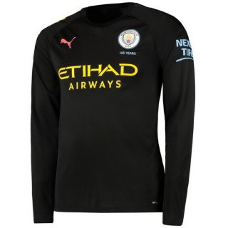 Maillot Manchester City 2ª ML 2019-20 Noir