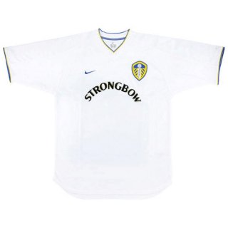 Thailande Maillot Leeds United 1ª Retro 2000 2002 Blanc