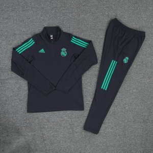 Survetement Real Madrid 2019-20 Vert Bleu Marine