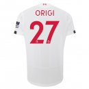 Maillot Liverpool NO.27 Origi 2ª 2019-20 Blanc