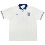 Thailande Maillot Angleterre 1ª Retro 1990 Blanc