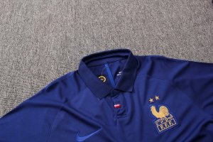 Polo Conjunto Complet France 100th Bleu Or