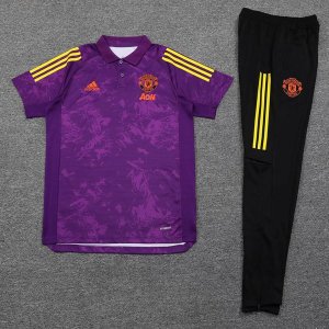 Polo Manchester United Ensemble Complet 2021-22 Purpura