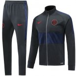 Survetement Paris Saint Germain 2019-20 Gris Bleu