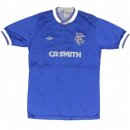 Thailande Maillot Rangers 1ª Retro 1984 1987 Bleu