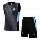 Maillot Marseille Sans Manches Ensemble Complet 2021-22