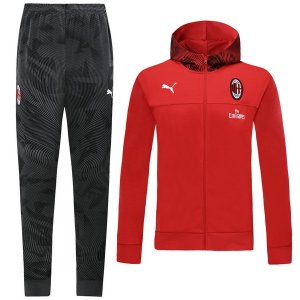 Survetement AC Milan 2019-20 Gris Rouge