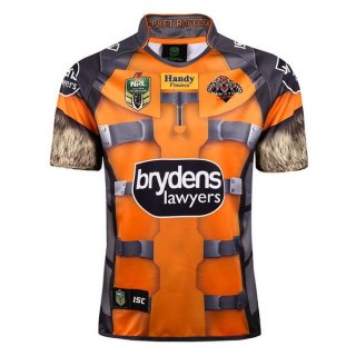 Thailande Maillot Wests Tigers 2017 2018 Jaune