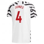 Maillot Manchester United NO.4 Jones 3ª 2020-21 Blanc