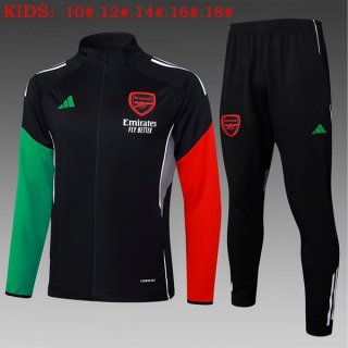 Enfant Survetement Arsenal 2025-26 Noir 5 Enfant Survetement Arsenal 2025-26 Noir 5