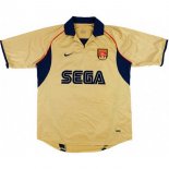 Thailande Maillot Arsenal 2ª Retro 2001 2002 Jaune