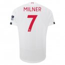 Maillot Liverpool NO.7 Milner 2ª 2019-20 Blanc