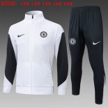 Enfant Survetement Chelsea 2026-27 Blanc