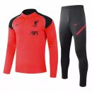 Survetement Liverpool 2021-22 Rouge Gris