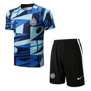 Maillot Entrainement Inter Milan Ensemble Complet 2022-23 Bleu