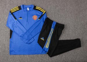 Training Top Manchester United 2022 Bleu Noir