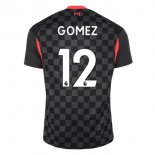 Maillot Liverpool NO.12 Gomez 3ª 2020-21 Noir