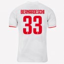 Maillot Juventus NO.33 Bernaroeschi 2ª 2019-20 Gris Blanc