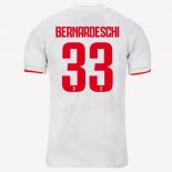 Maillot Juventus NO.33 Bernaroeschi 2ª 2019-20 Gris Blanc