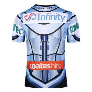 Thailande Maillot Cronulla Sharks 2017 2018 Bleu