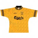 Thailande Maillot Liverpool 2ª Retro 1994 1996 Jaune