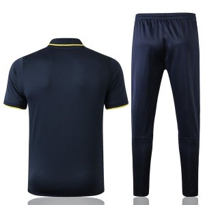 Polo Conjunto Complet As Roma 2019-20 Noir Jaune