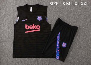 Maillot Barcelone Sans Manches 2022 Noir