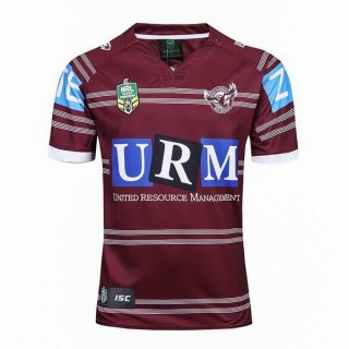 Thailande Maillot Manly Sea Eagles 1ª 2017 2018 Rouge