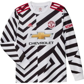 Thailande Maillot Manchester United 3ª ML 2020-21 Blanc