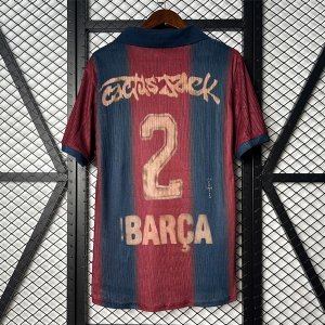 Thailande Maillot Barcelona 1ª Retro Skeleton 2000-2001