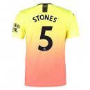 Maillot Manchester City NO.5 Stones 3ª 2019-20 Orange