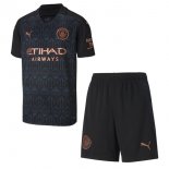 Maillot Manchester City 2ª Enfant 2020-21 Noir