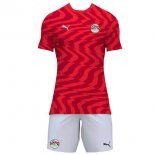 Maillot Égypte 1ª Enfant 2019 Rouge