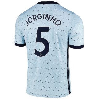 Maillot Chelsea NO.5 Jorginho 2ª 2020-21 Bleu