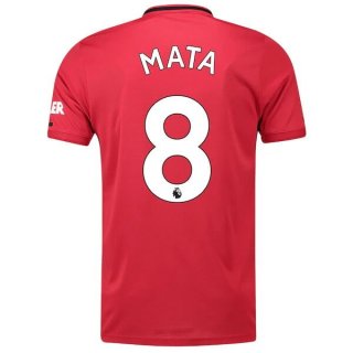 Maillot Manchester United NO.8 Mata 1ª 2019-20 Rouge