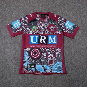 Thailande Maillot Manly Sea Eagles Indígena 2017 2018 Rouge