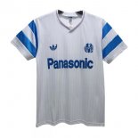 Thailande Maillot Marseille 1ª Retro 1990 Blanc