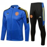 Survetement Manchester United 2022 Bleu Noir